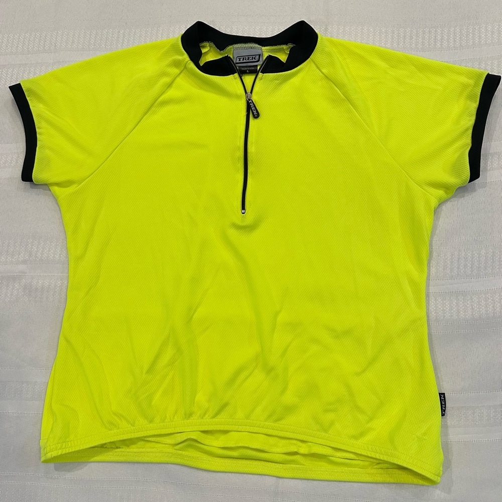 Trek Neon Yellow Cycling Jersey
